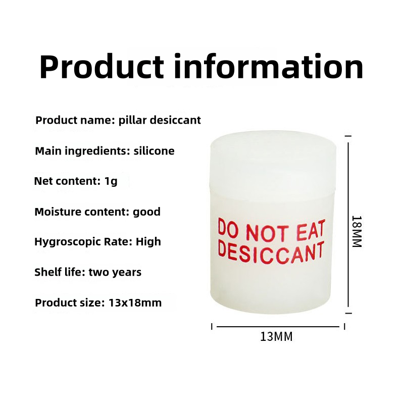 Health Wellness Product - 1g Column Desiccant Silica Gel Column