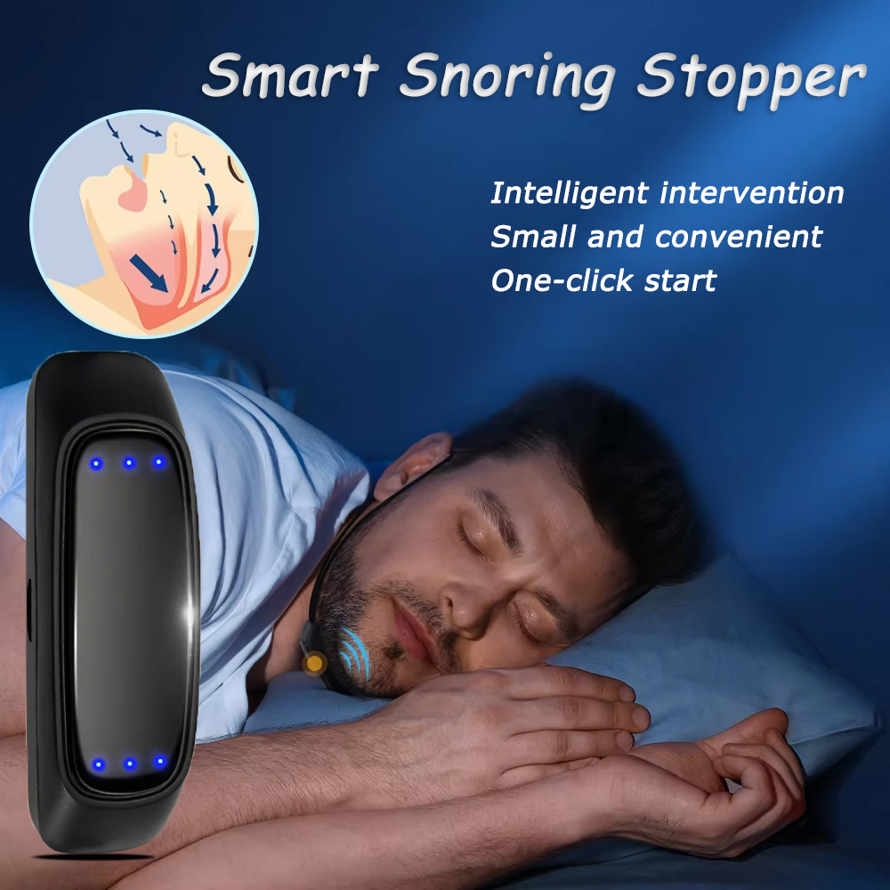 Health Wellness And - EMS Pulse Stop Snore Portable Comfortable