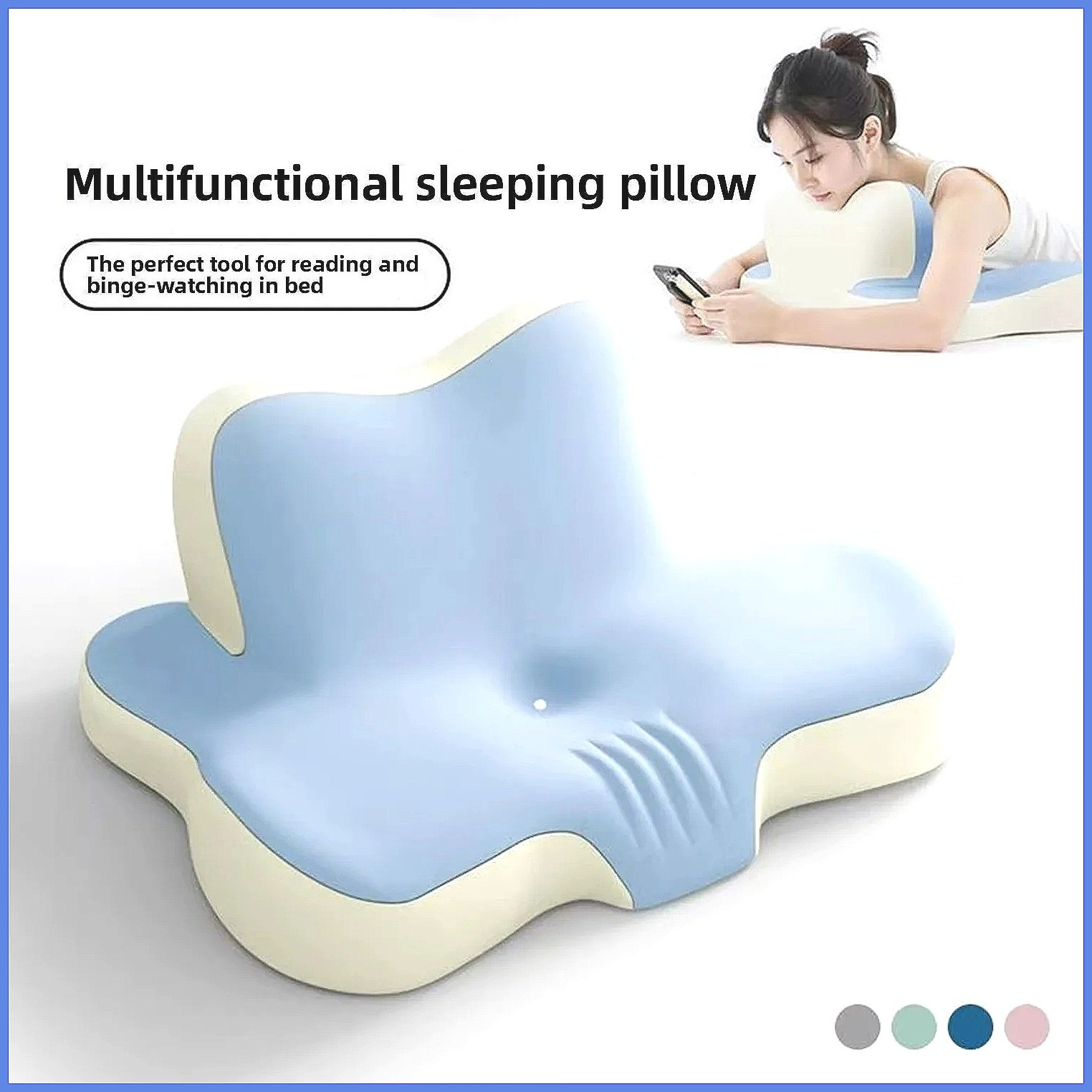 Neck Traction Pillow - Deep Sleep Memory Cotton Pillow, Ergonomic