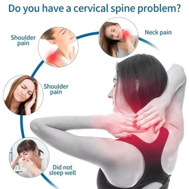 1x New Relieve Cervical Pain N - Neck Traction Pillow ulasan dan harga