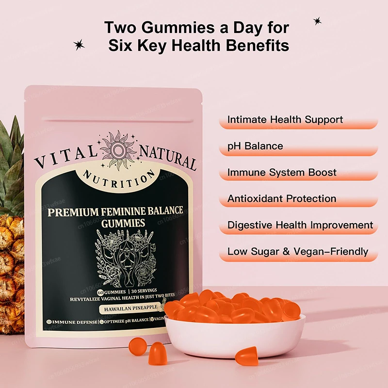 Premium Feminine Balance Gummi - Health Wellness And ulasan dan harga
