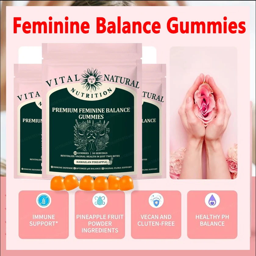 Premium Feminine Balance Gummi - Health Wellness And ulasan dan harga