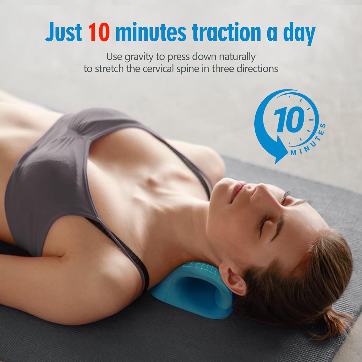 Neck Stretcher for Pain Relief - Neck Traction Pillow ulasan dan harga