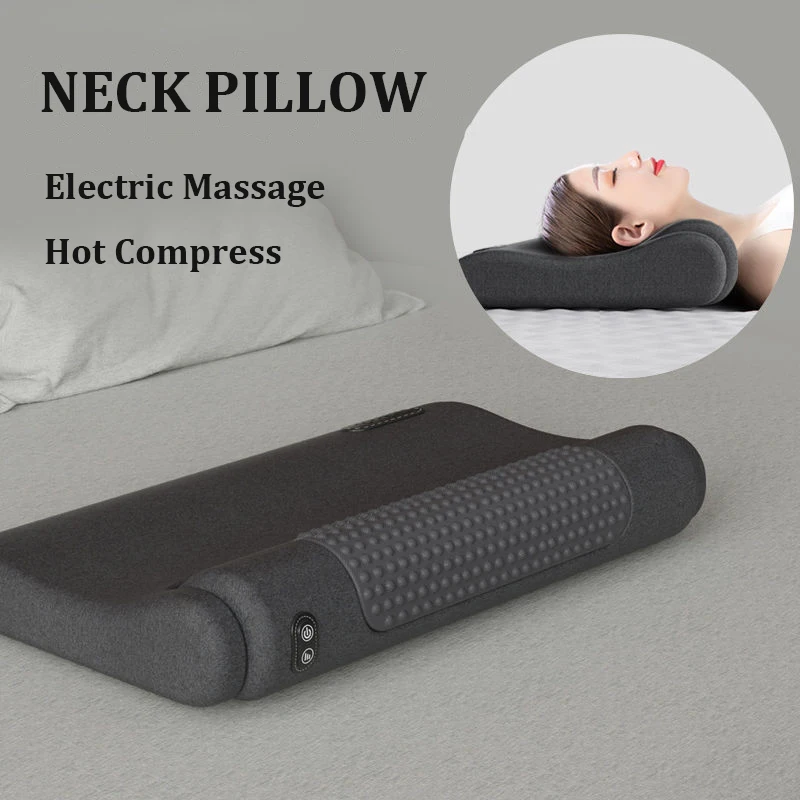 Electric Massage Neck Pillow f - Neck Traction Pillow ulasan dan harga