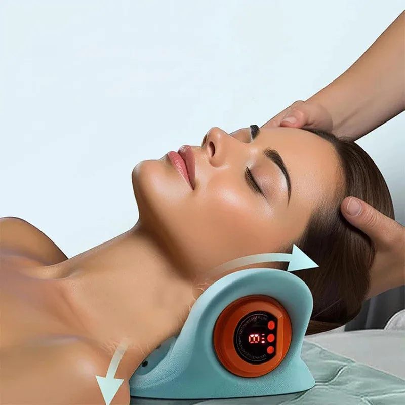 Electric Neck Cervical Tractio - Neck Traction Pillow ulasan dan harga