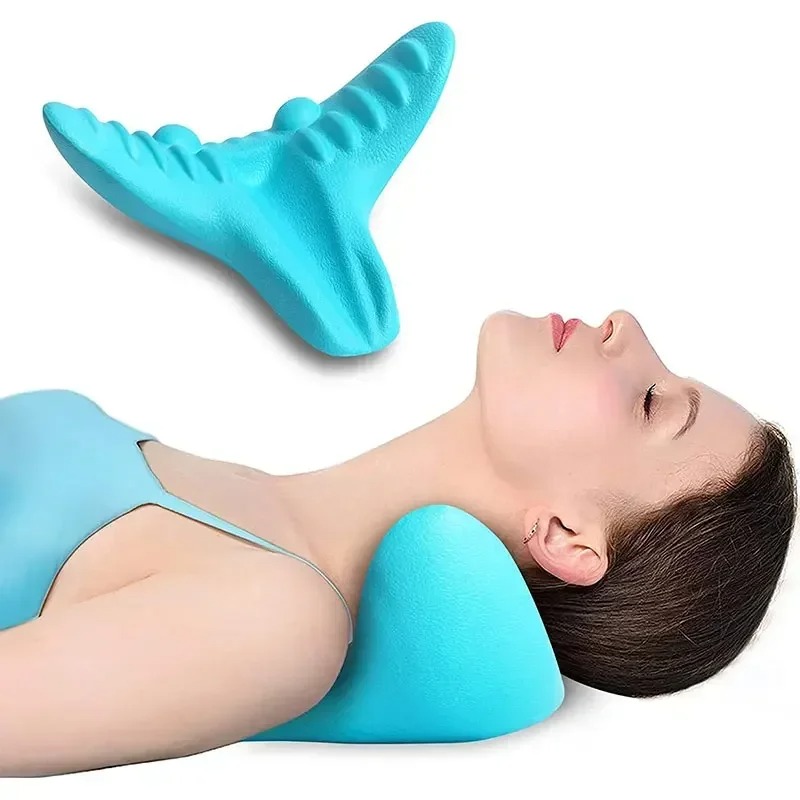 Neck and Shoulder Relaxer, Cer - Neck Traction Pillow ulasan dan harga