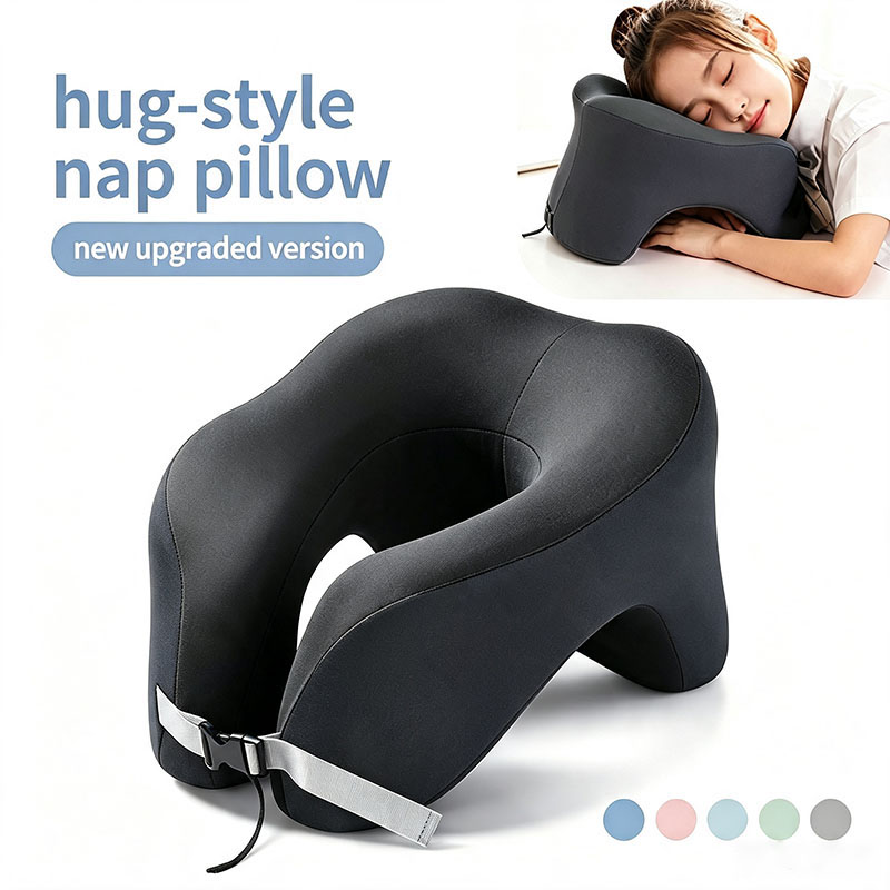 Memory Foam U‑Shape Neck Pillo - Neck Traction Pillow ulasan dan harga