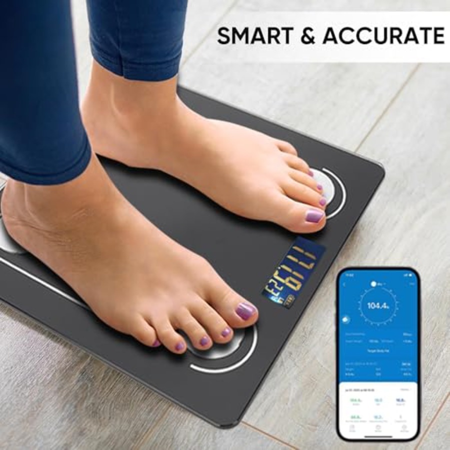 Smart Bluetooth Body Fat Scale - Digital Body Weight Scale ulasan dan harga