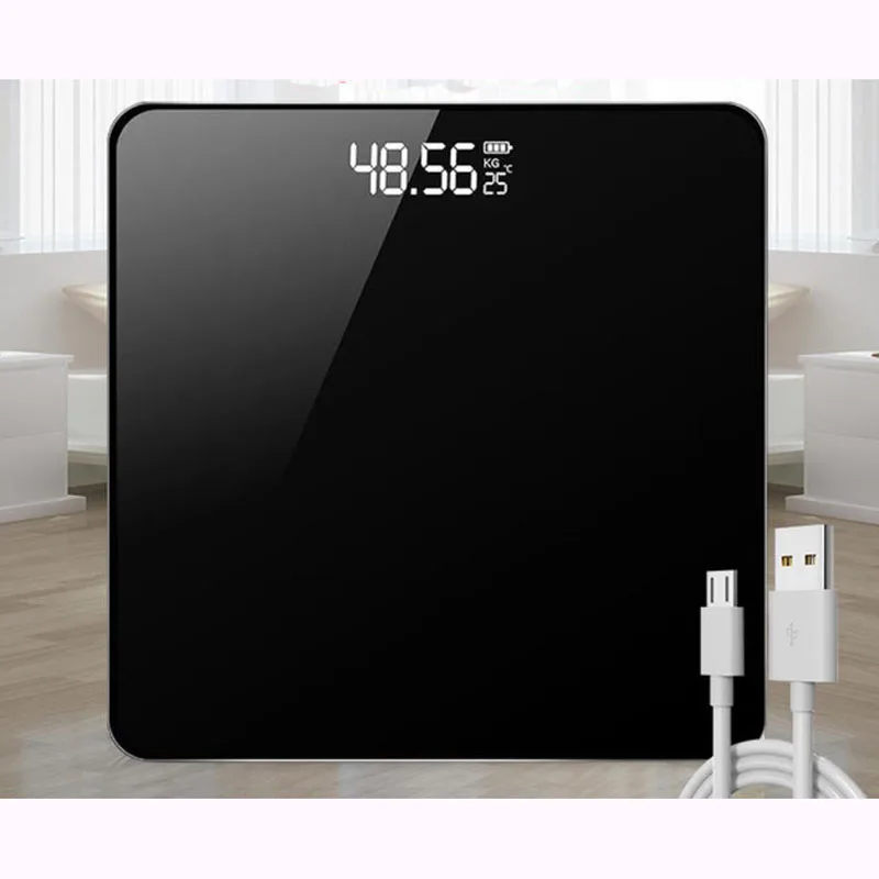 180kg USB charging electronic  - Digital Body Weight Scale ulasan dan harga