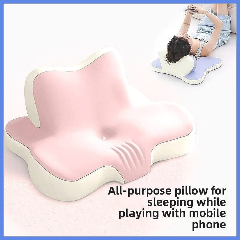 Deep Sleep Memory Cotton Pillo - Neck Traction Pillow ulasan dan harga