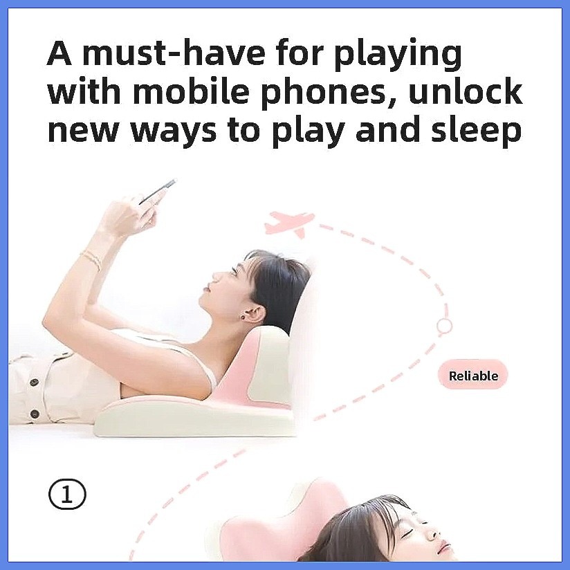 Deep Sleep Memory Cotton Pillo - Neck Traction Pillow ulasan dan harga